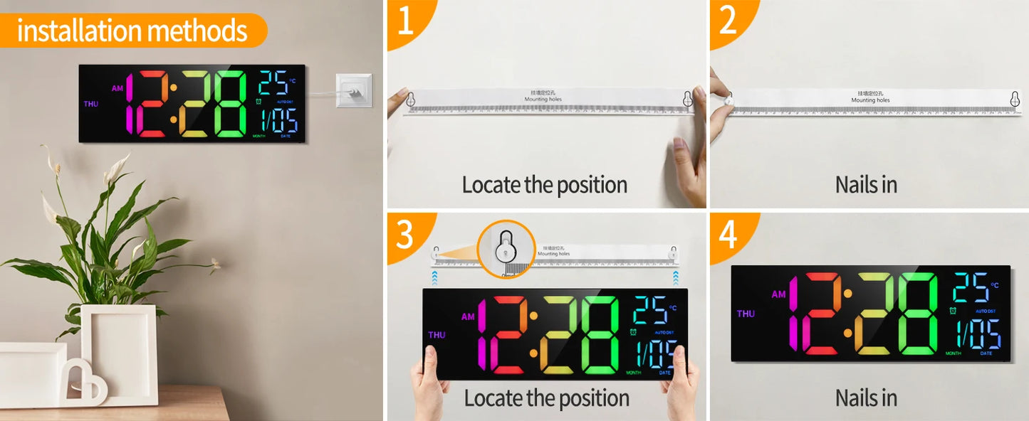 Big LED Display with Remote Clock