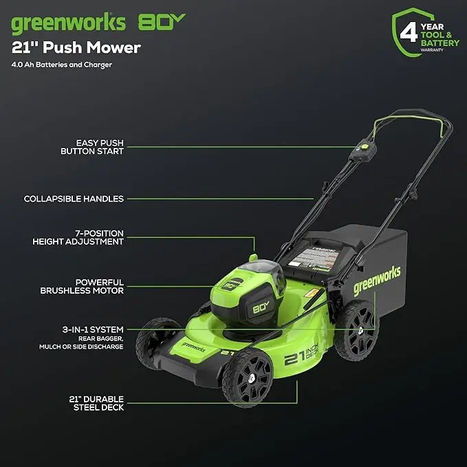 Brushless Cordless (Push) Lawn Mower