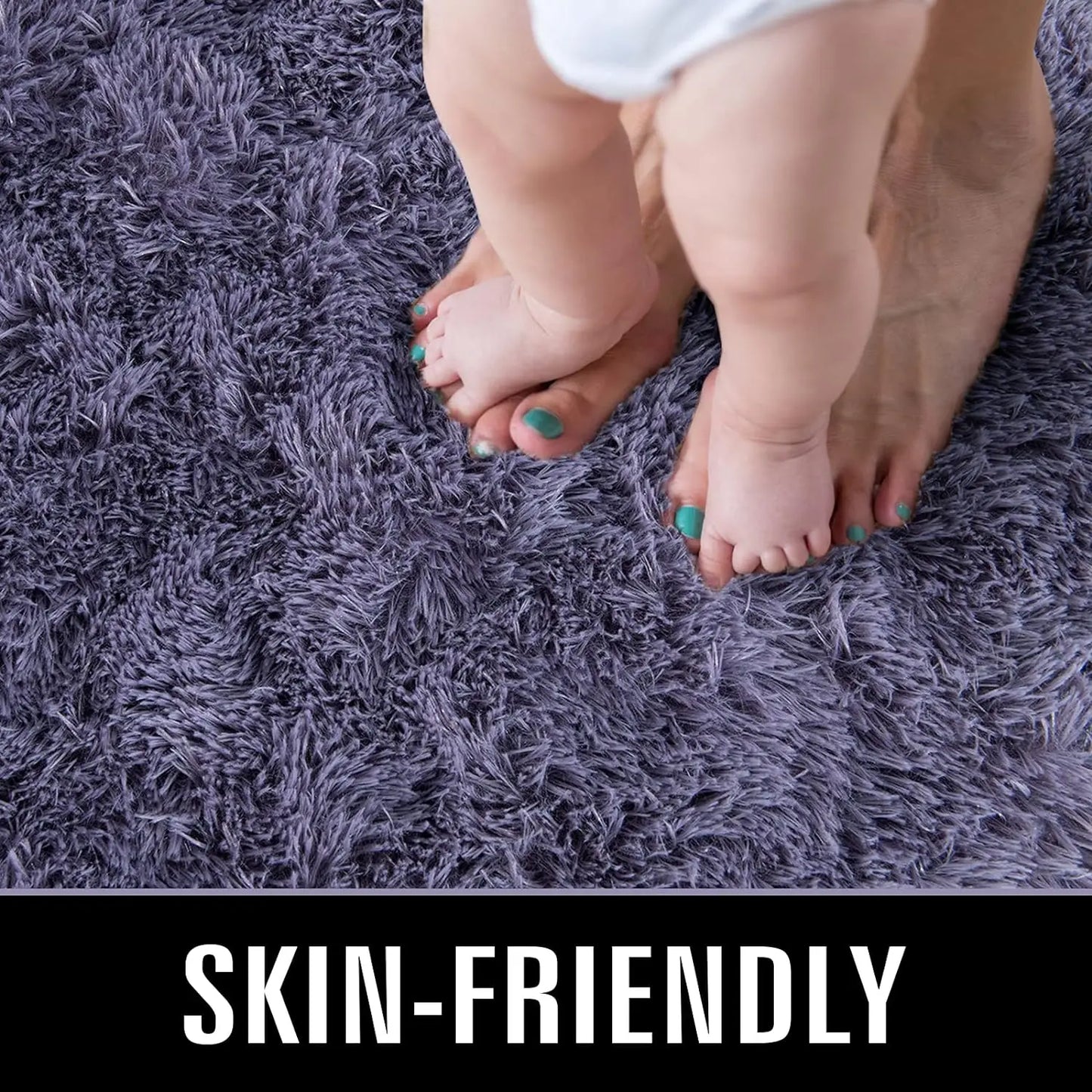 Fluffy Rugs Non Slip Rugs for Hardwood Floors Room Decor
