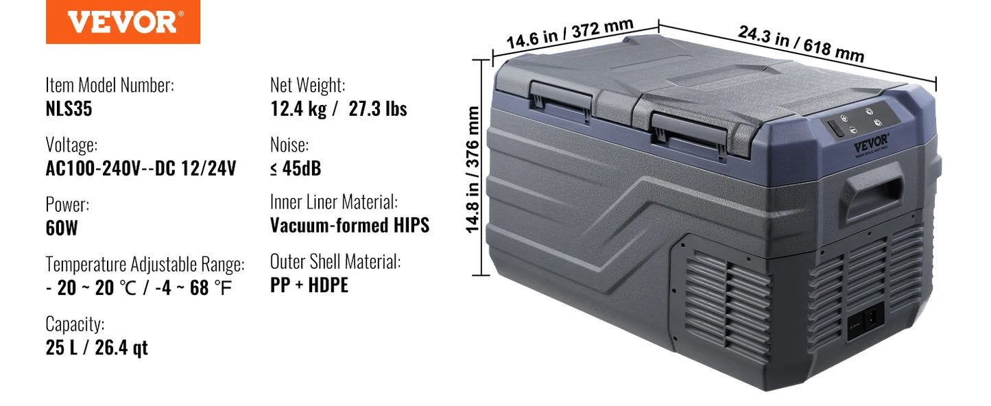 Portable Icebox Single & Dual Zone w/Bluetooth