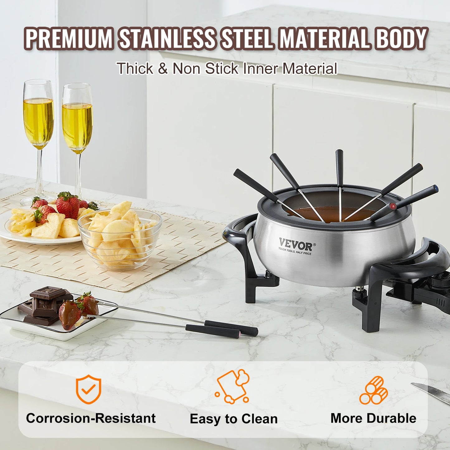 Kitchen Appliance Chocolate cascade Melting Pot Fondue