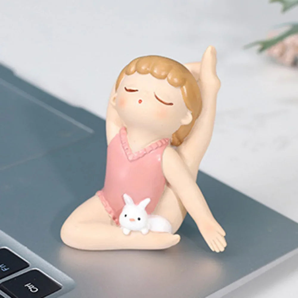 Girl Bedroom Decor - Bunny Girl Figurines Statue