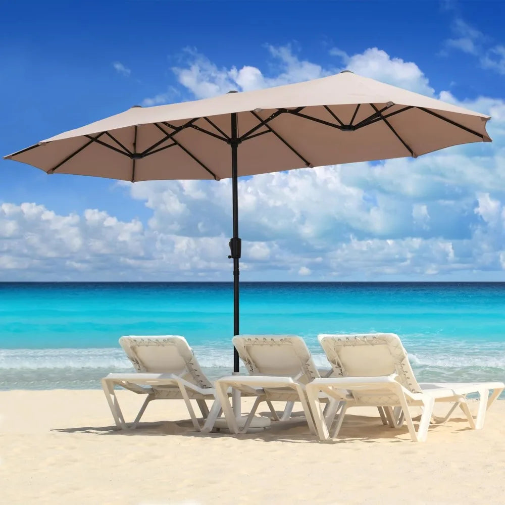 Outdoor Double-Sided Extra Large Table Umbrella