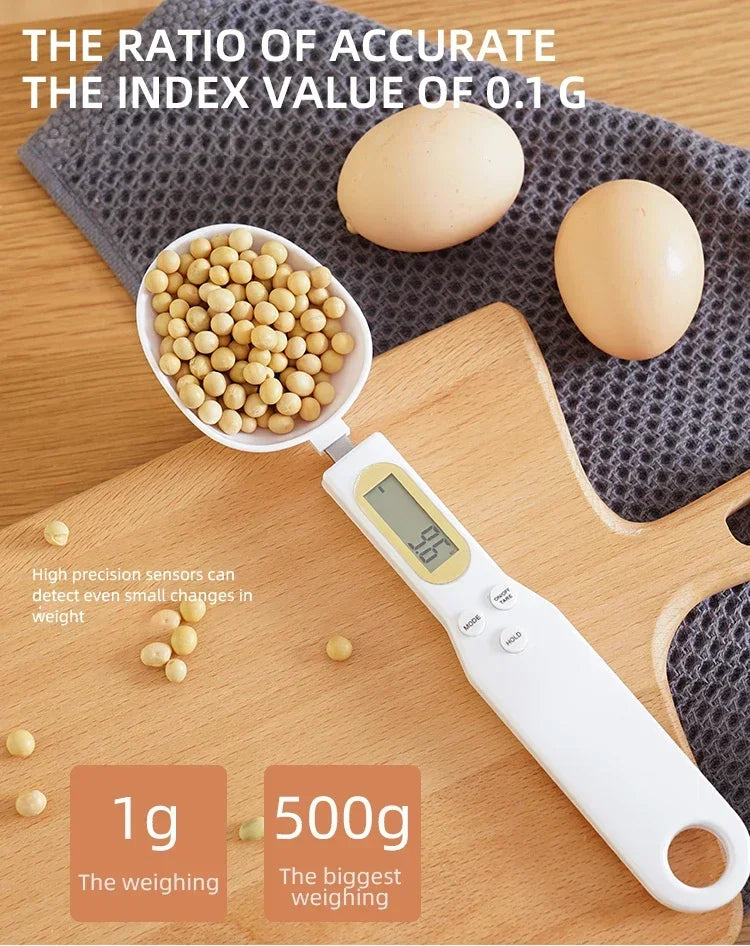 Electronic Kitchen Scale Weight Measuring Spoon