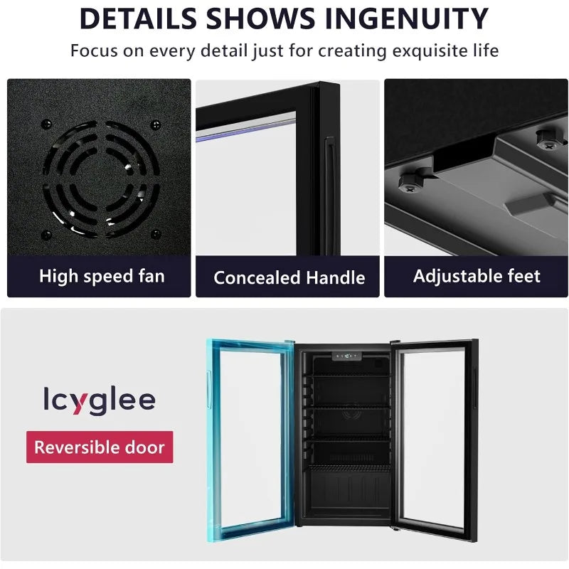 Beverage Cooler w/ Removable Shelves