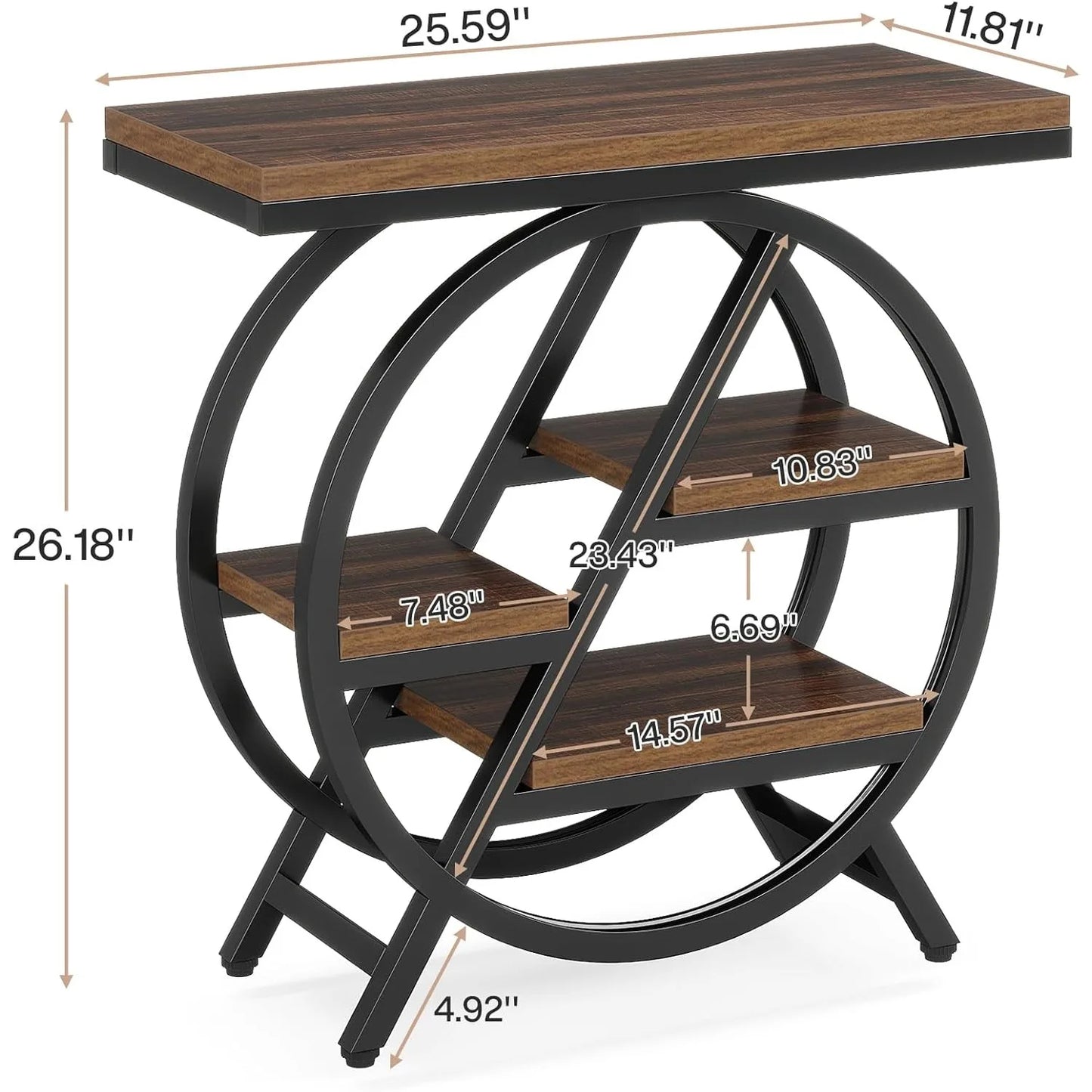Side Table with Storage