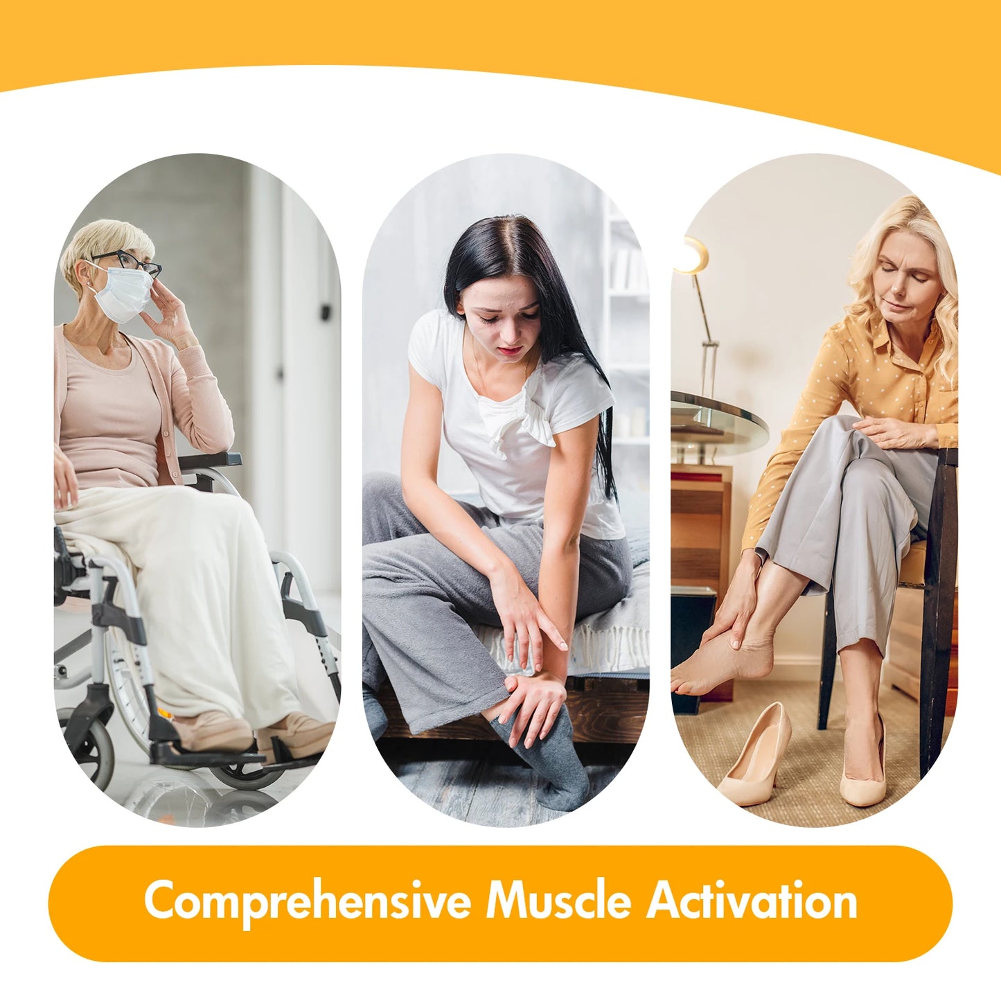 Fully Assembled Quiet Electric Seated Pedal Exerciser