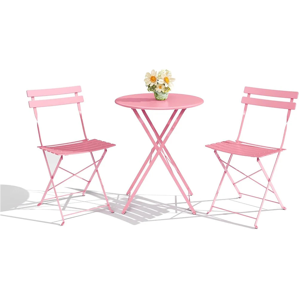 Folding Patio Chair Set With Table