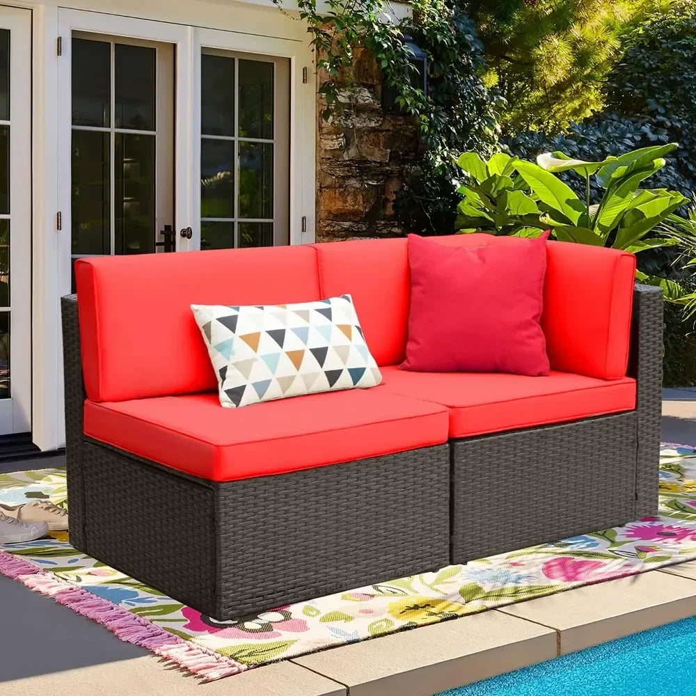 Patio Furniture Sofa Sets - All-Weather Sofa