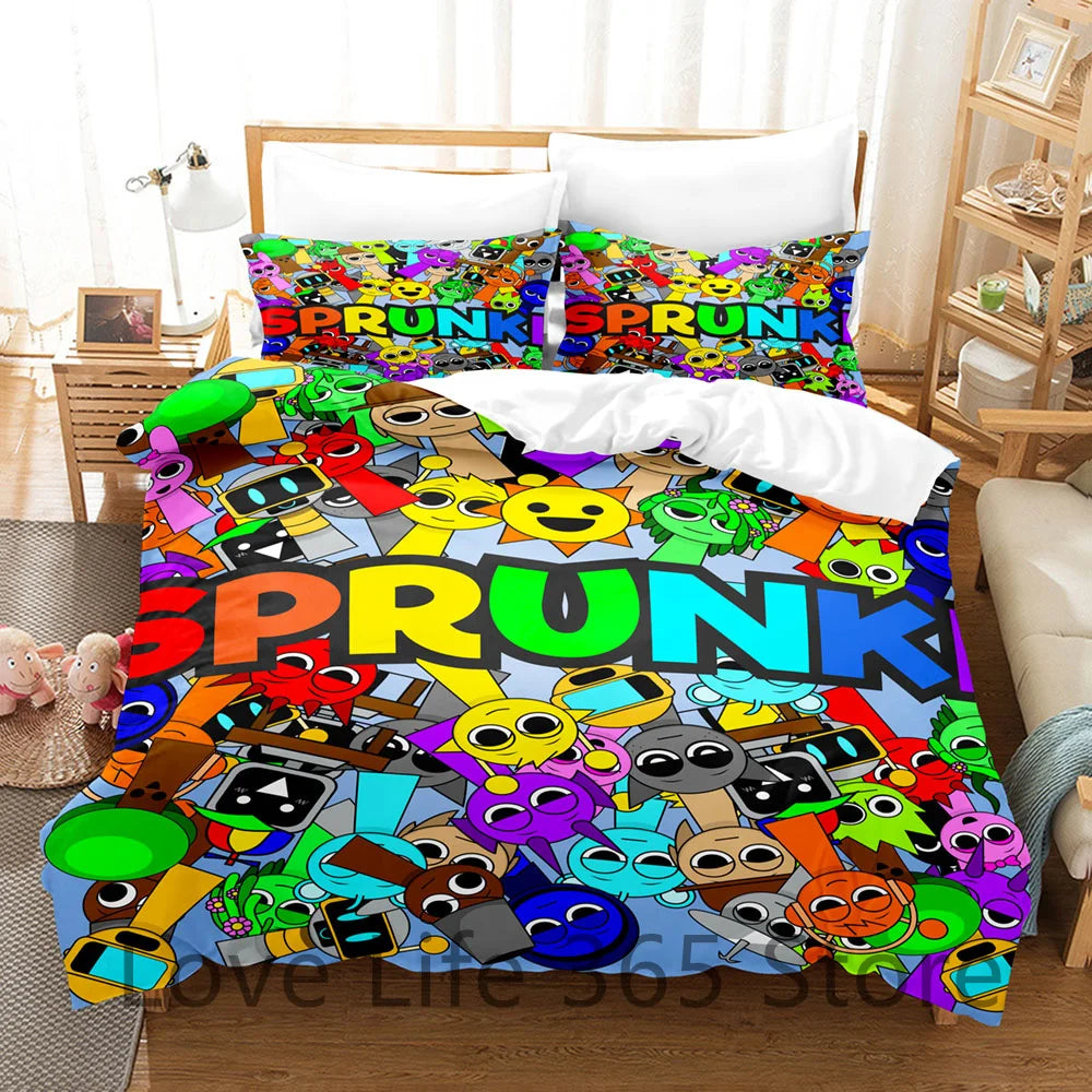 Game Sprunki Bedding Sets