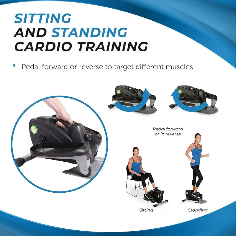 In-motion Compact Strider Foot Exercise Machine