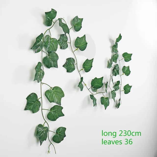 Artificial Green Silk Ivy Hanging Vines