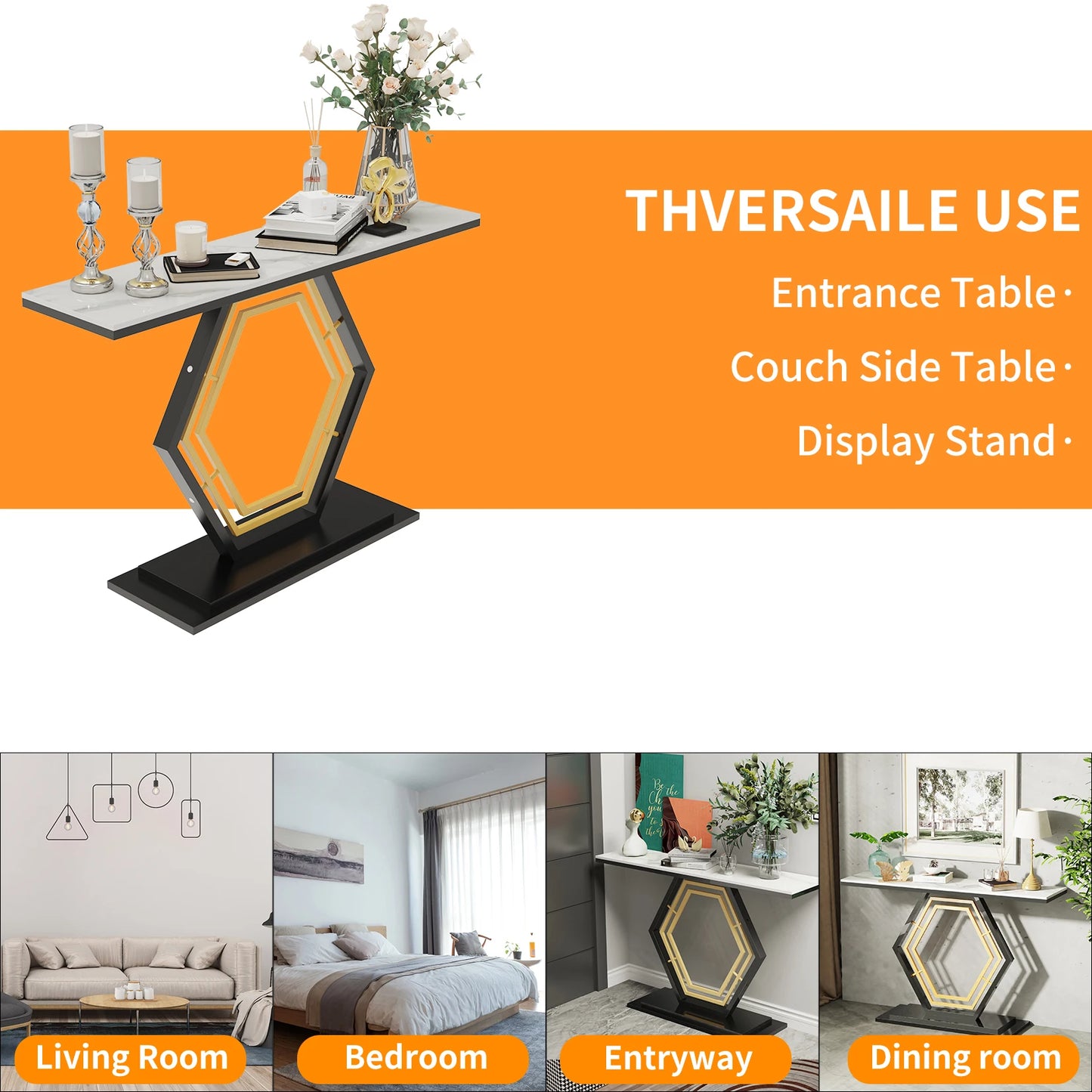 Couch Centered Stone Table Top