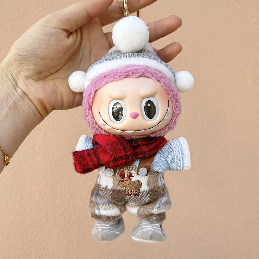 Mini Labubu Dolls Outfit Clothes Accessories without Doll