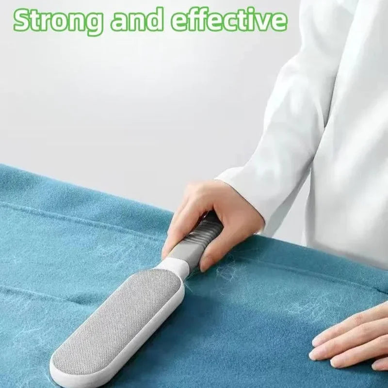 Large Gray 2-Pack Electrostatic Hair Lint Removal Brush