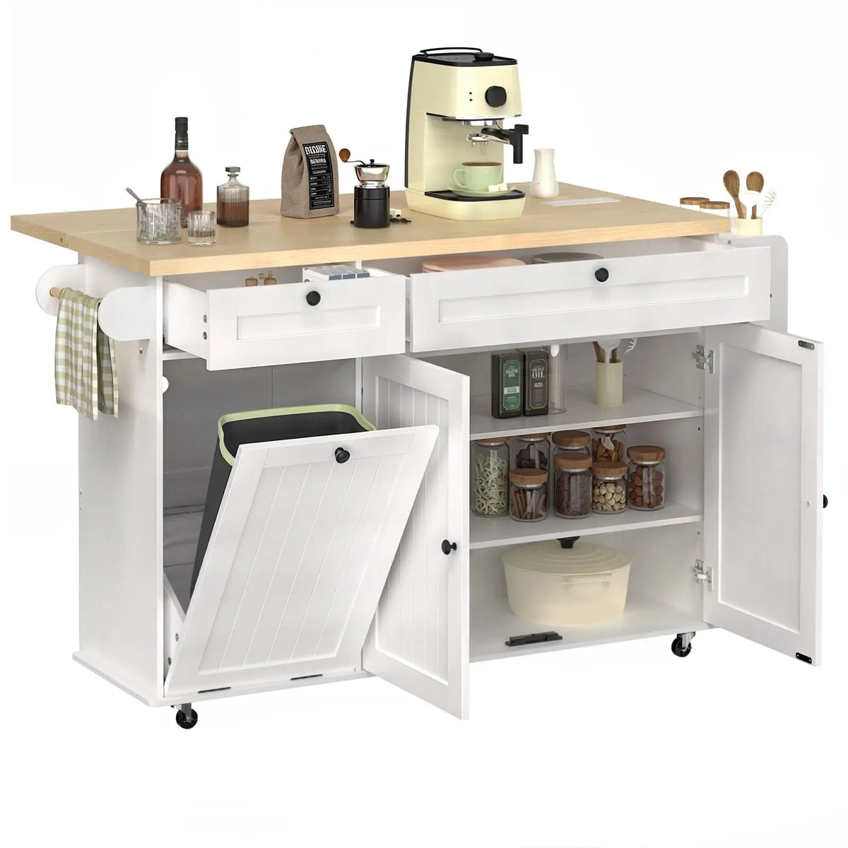 Kitchen Island Table Drop Leaf Home Carts