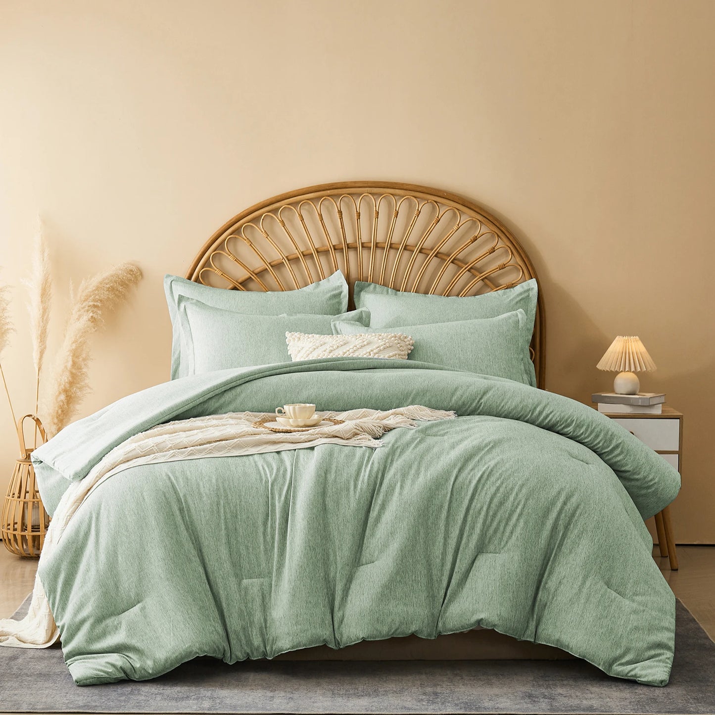 Cationic Dyeing Process Comforter Set