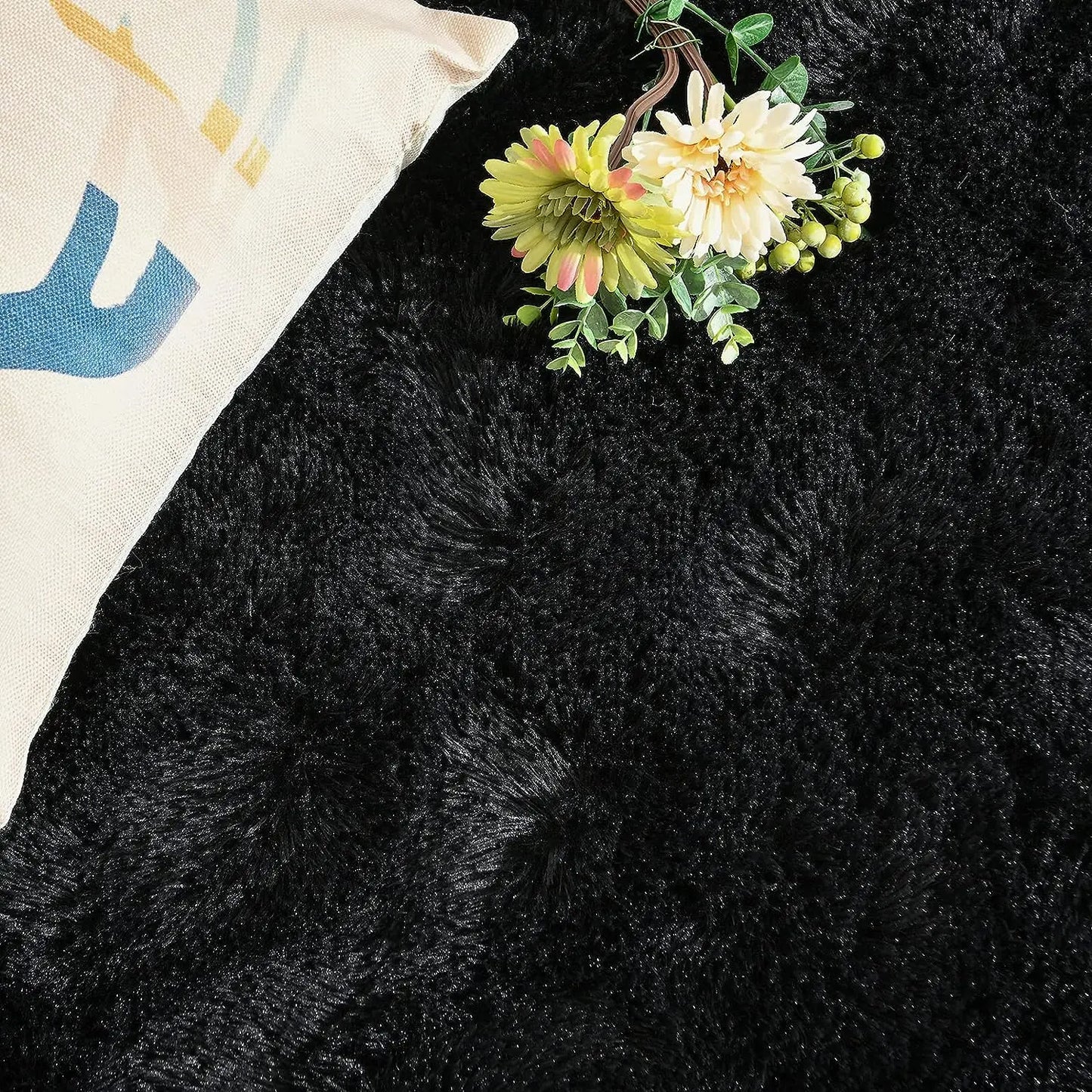 Fluffy Rugs Non Slip Rugs for Hardwood Floors Room Decor