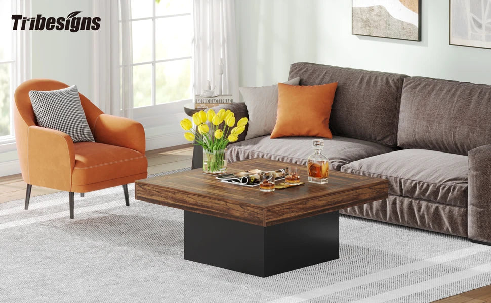 LED Square Coffee Table