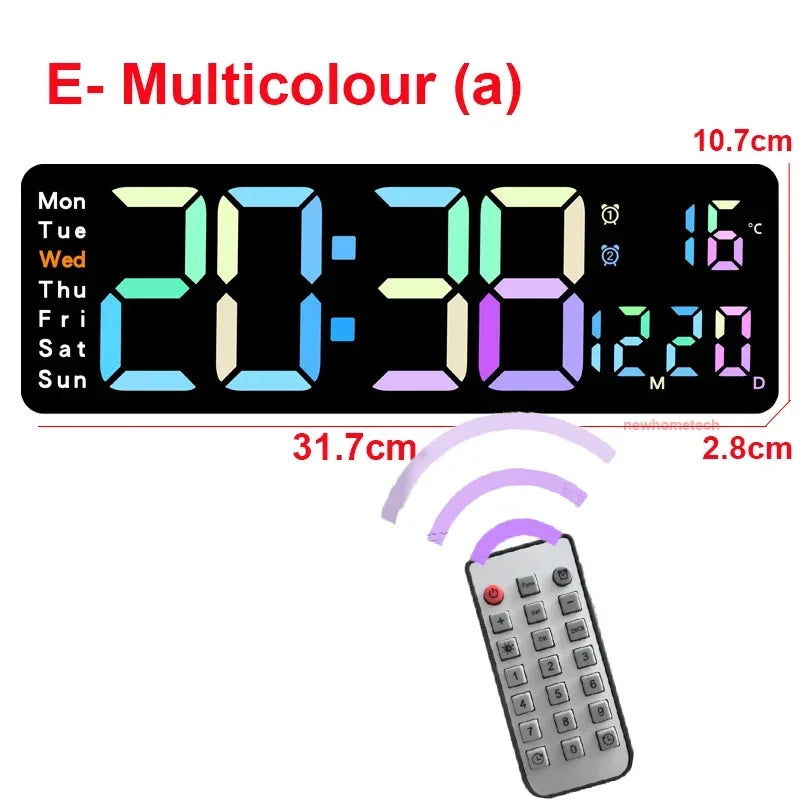 Decoration Remote Control Clock