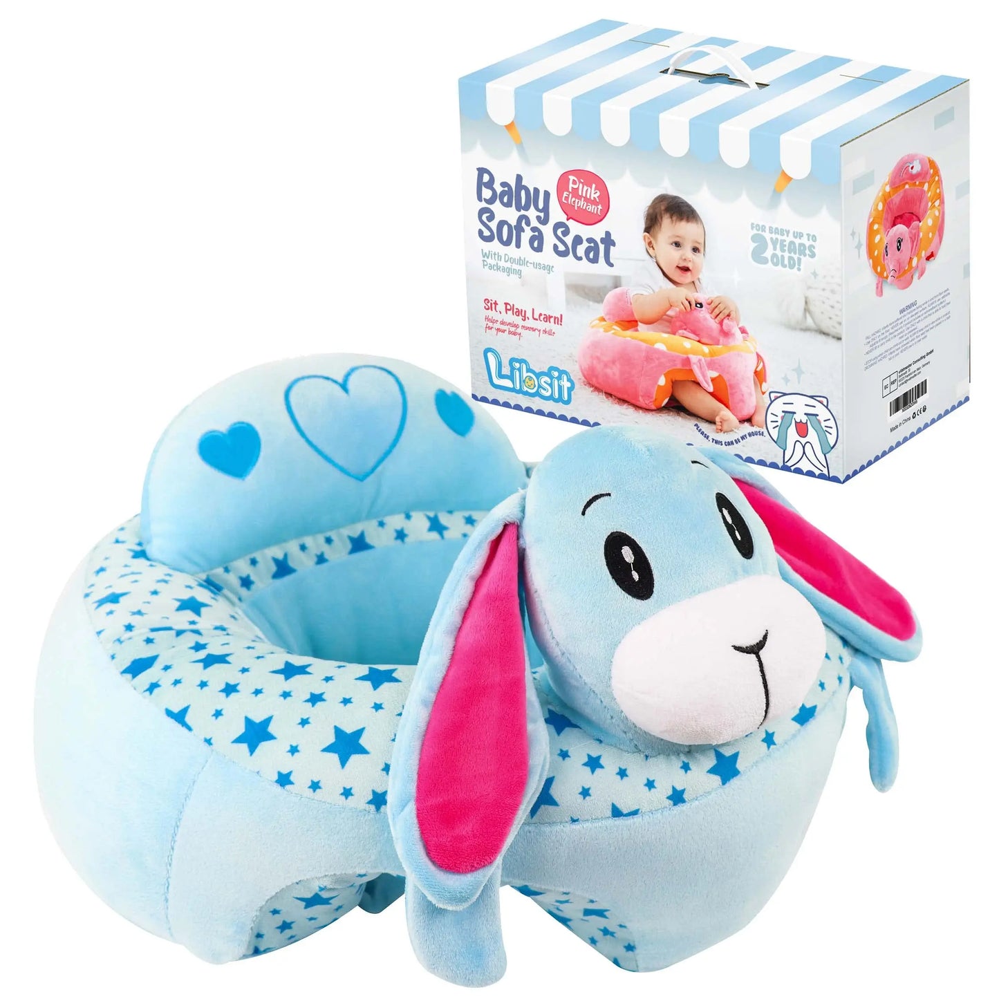 Baby Infant Sofa Learning to Sit Seat Feeding Chair