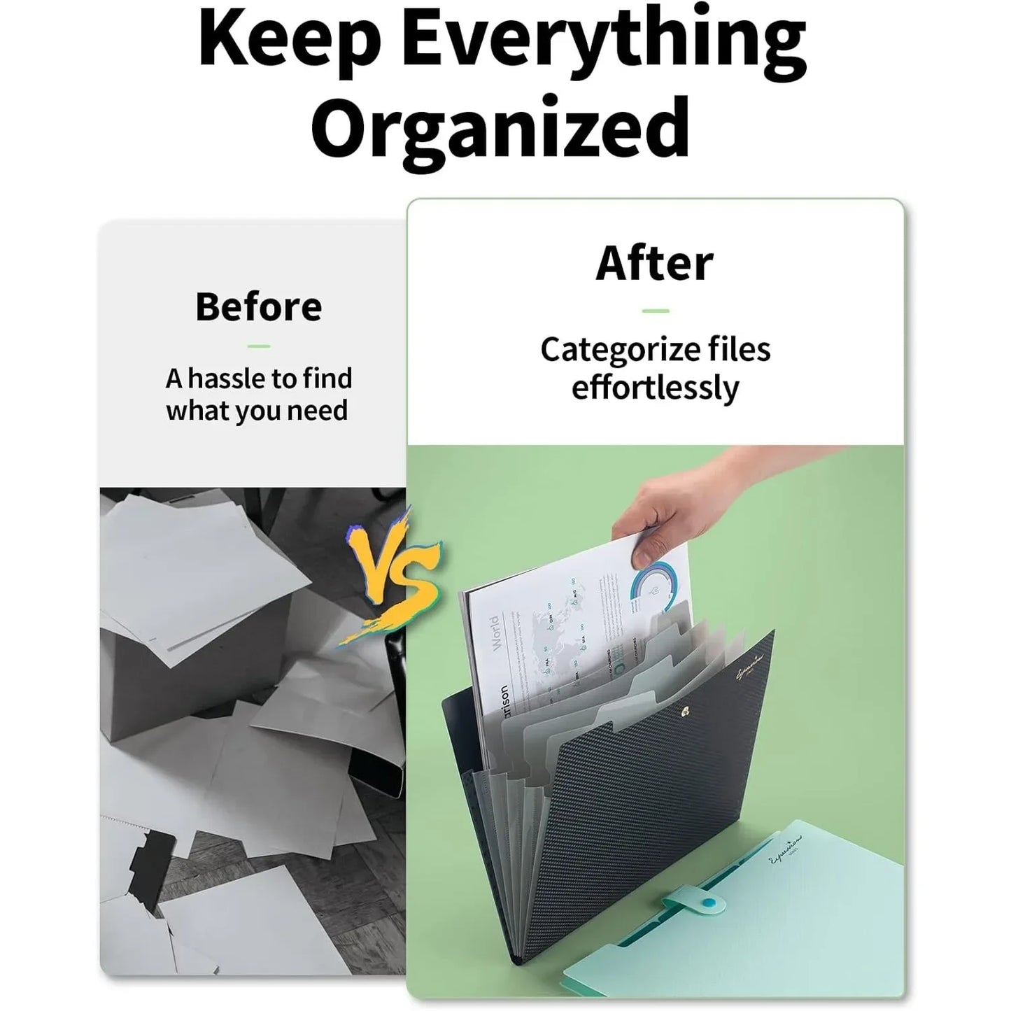 Letter Size Organ Organizer