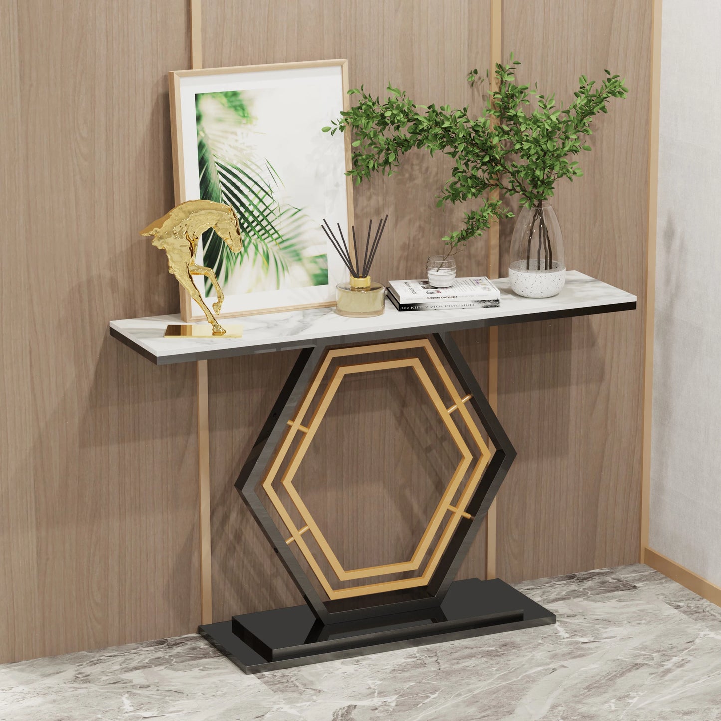 Couch Centered Stone Table Top