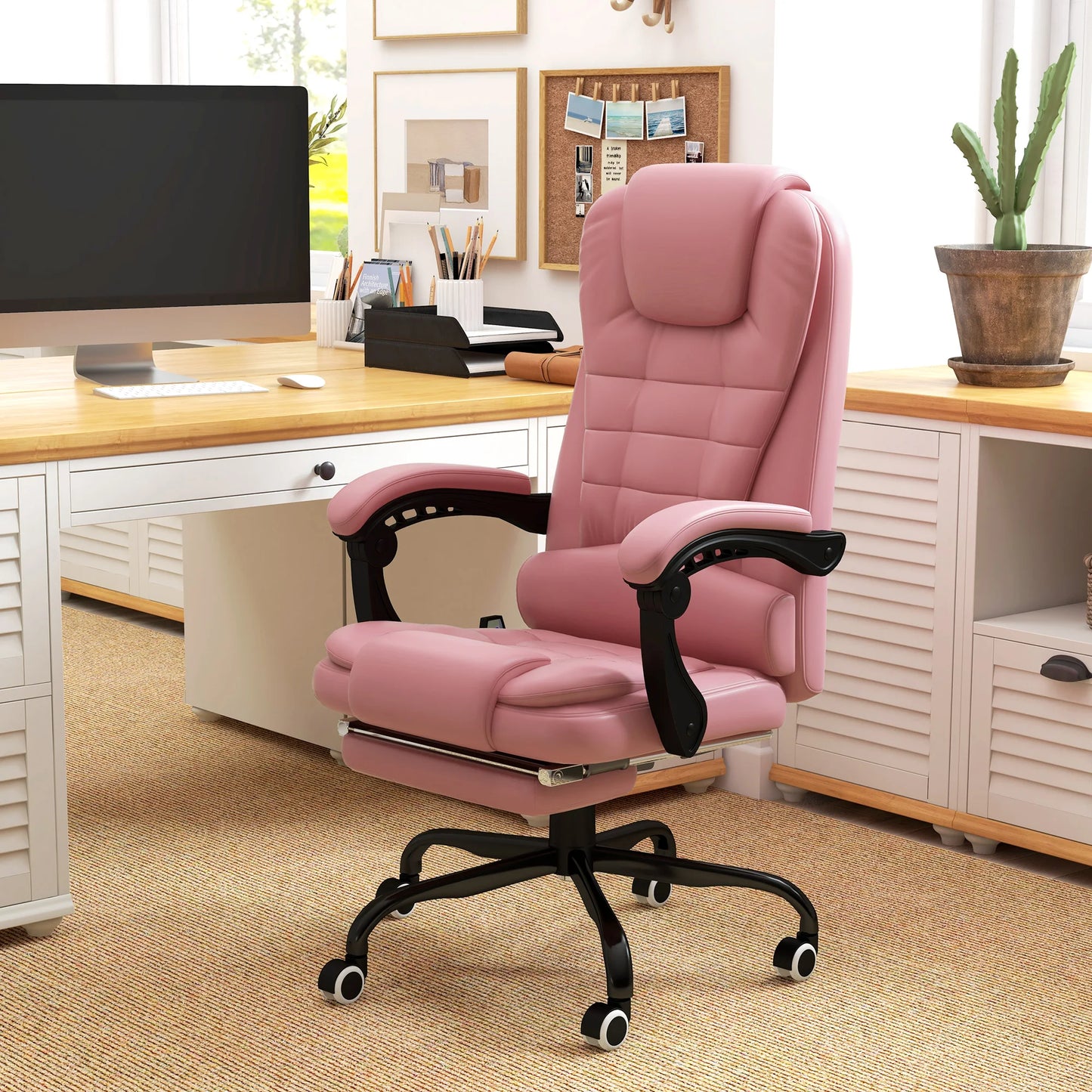 High Back Vibrating Massage Office Chair