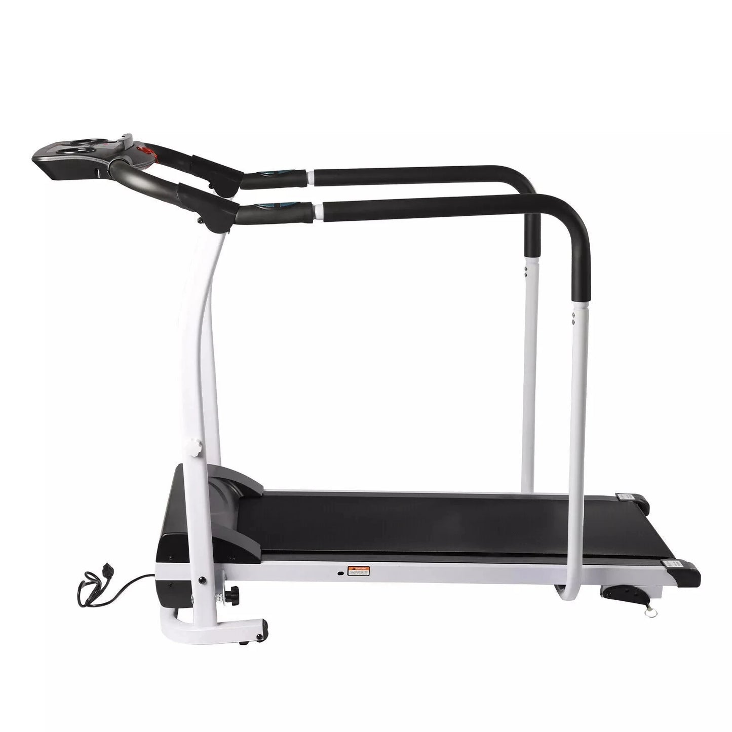 Folding Electric Treadmill Walking Pad – Elderly Fitness Machine with Adjustable Frame
