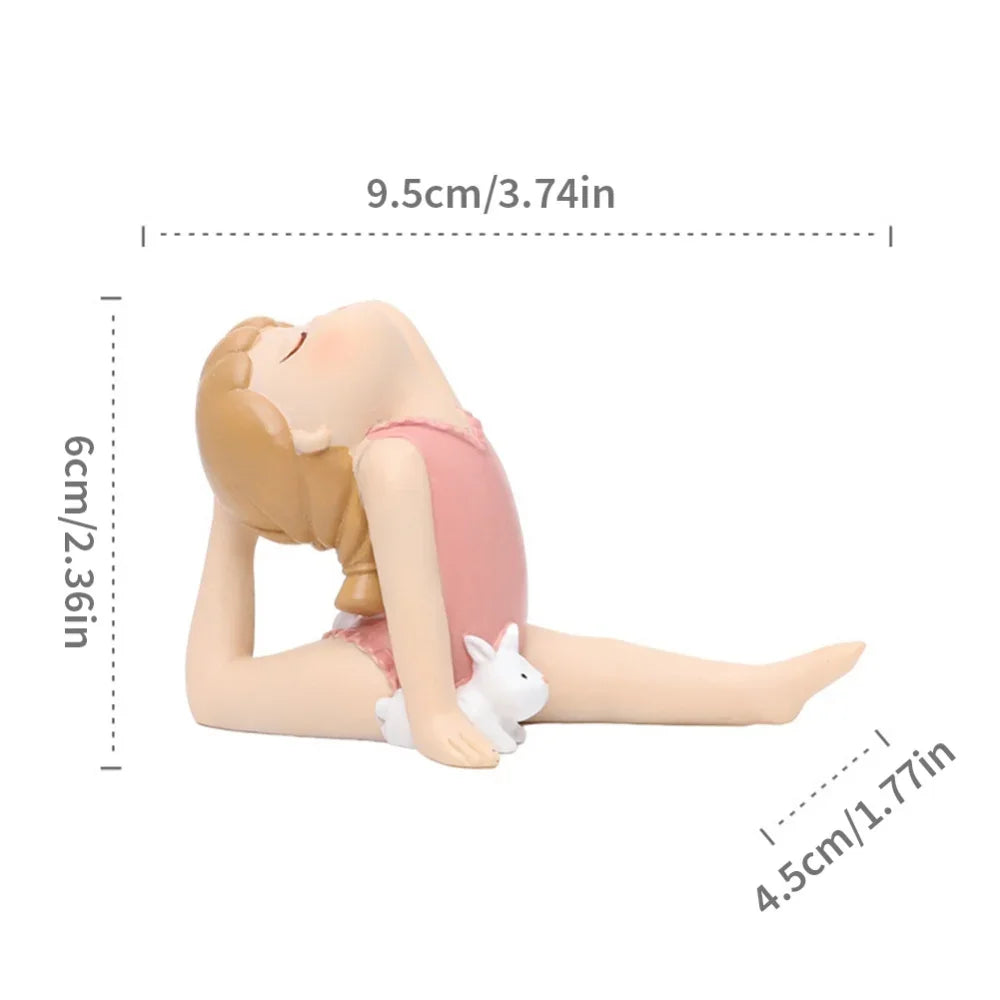 Girl Bedroom Decor - Bunny Girl Figurines Statue