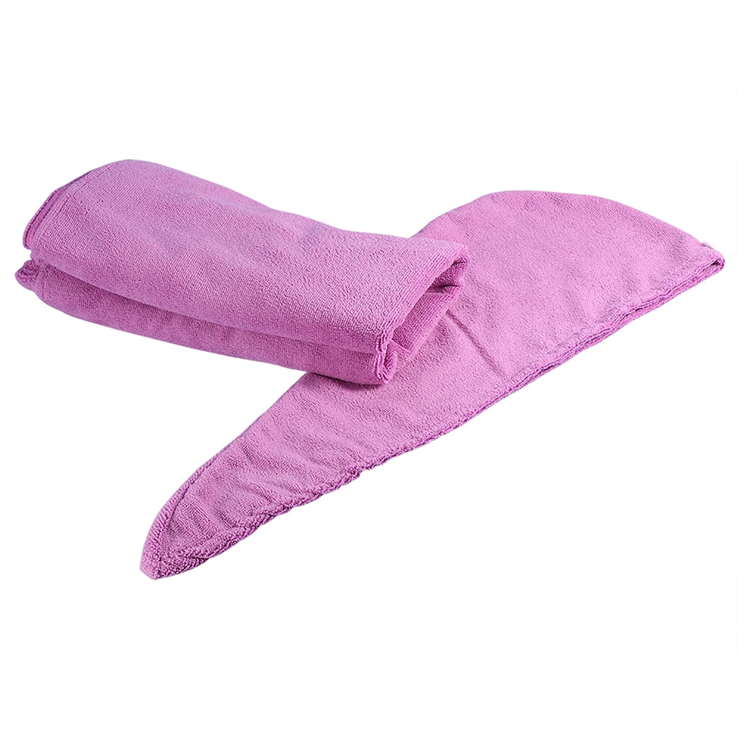 Towel Bathrobe With Hair Drying Cap