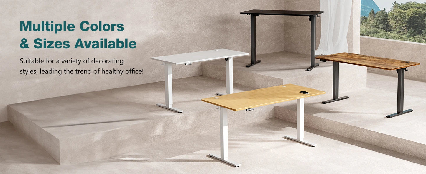 Electric Standing Computer Desk - Height Adjustable