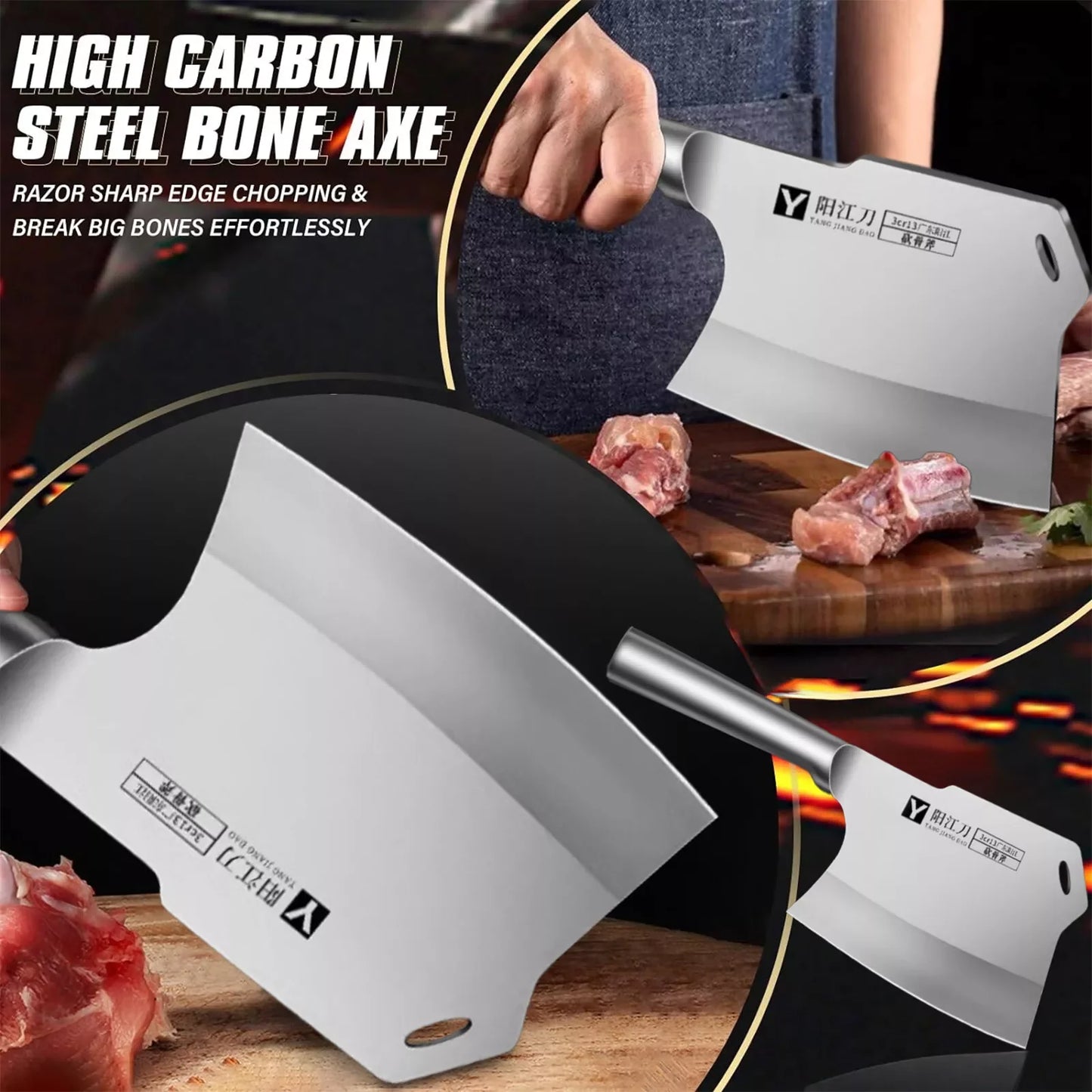 Butcher Special Axe Chopping Bone Knife