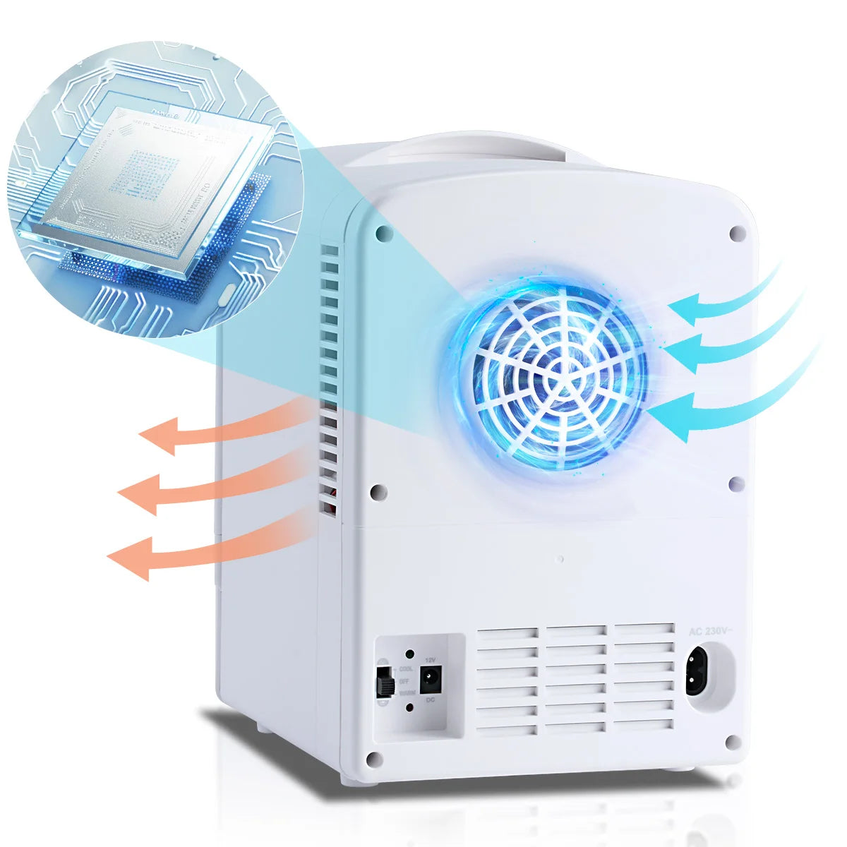 Low Noise Refrigerator Cold/Warmer Cooler - Portable Car/Home
