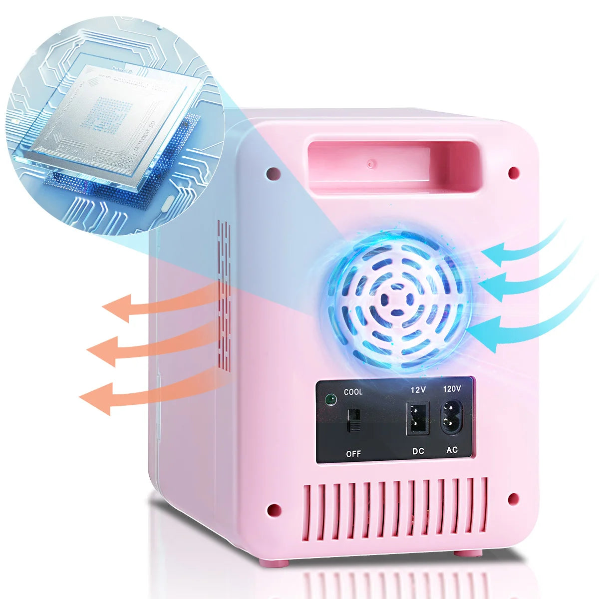 Mini Fridge Dual-Use AC/DC Cooler Warmer for Home Car
