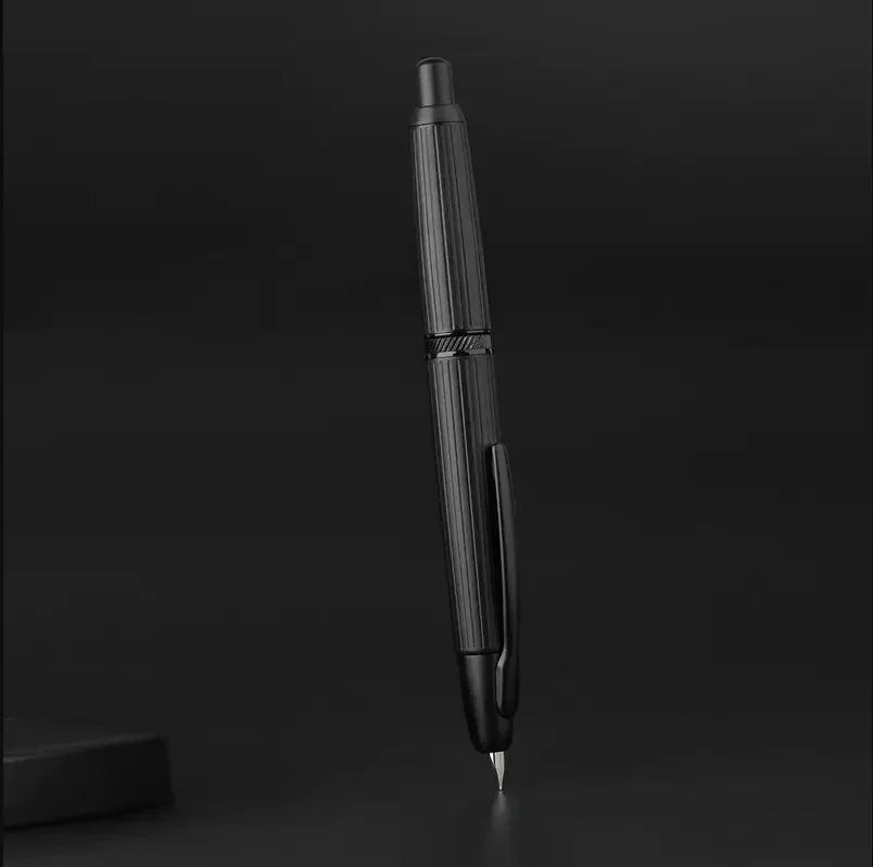 Press fountain pen