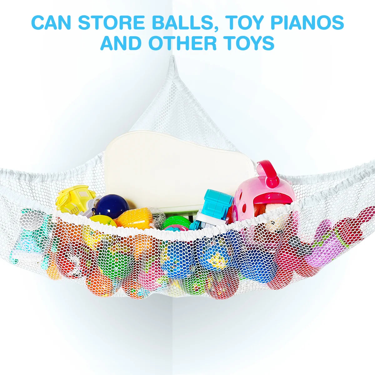 Toddlers Room Storage Organizer Toy Hammock Holder