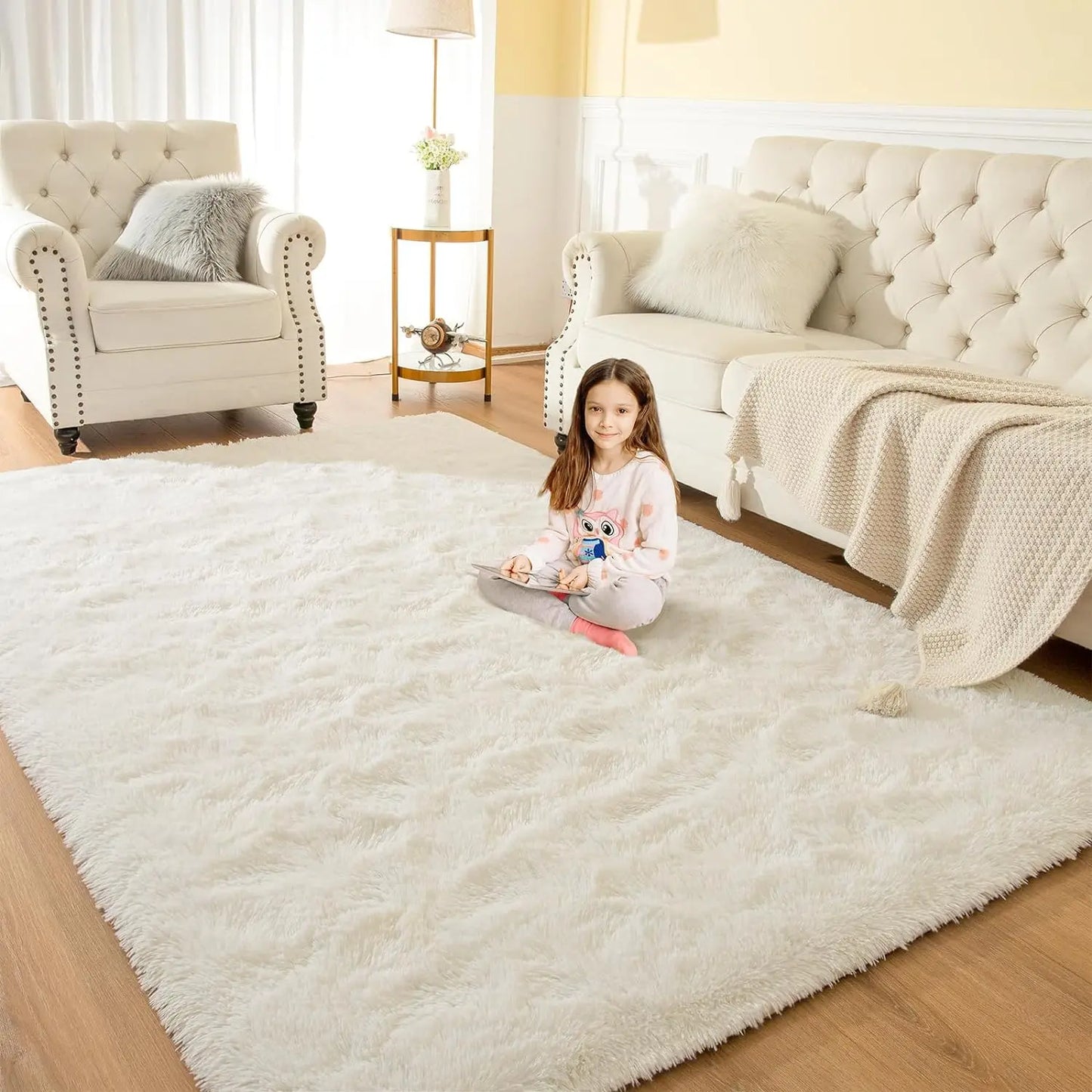 Plush Fluffy Ultra Soft Indoor Modern Rugs