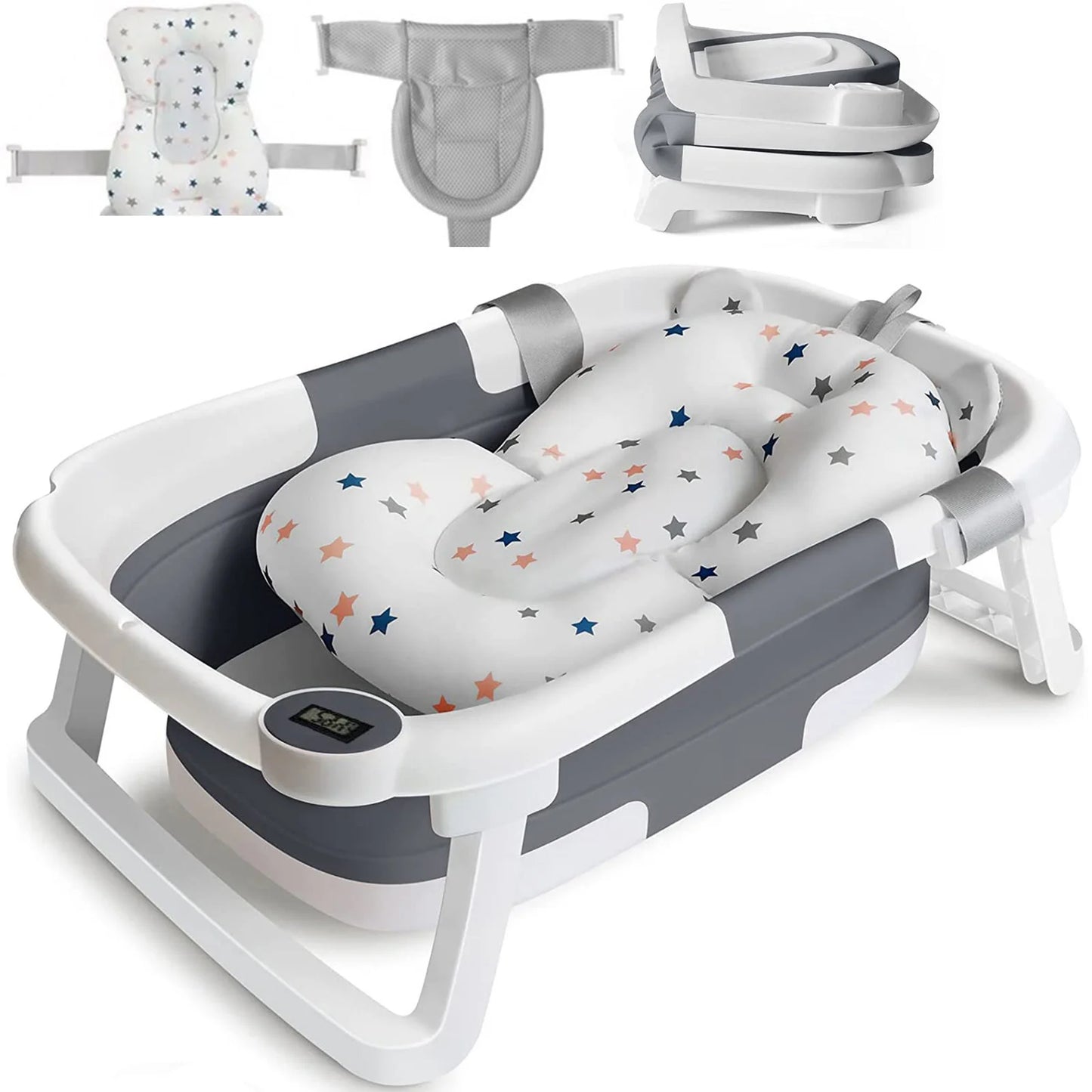 Baby Bathtub Real-Time Temperature Display
