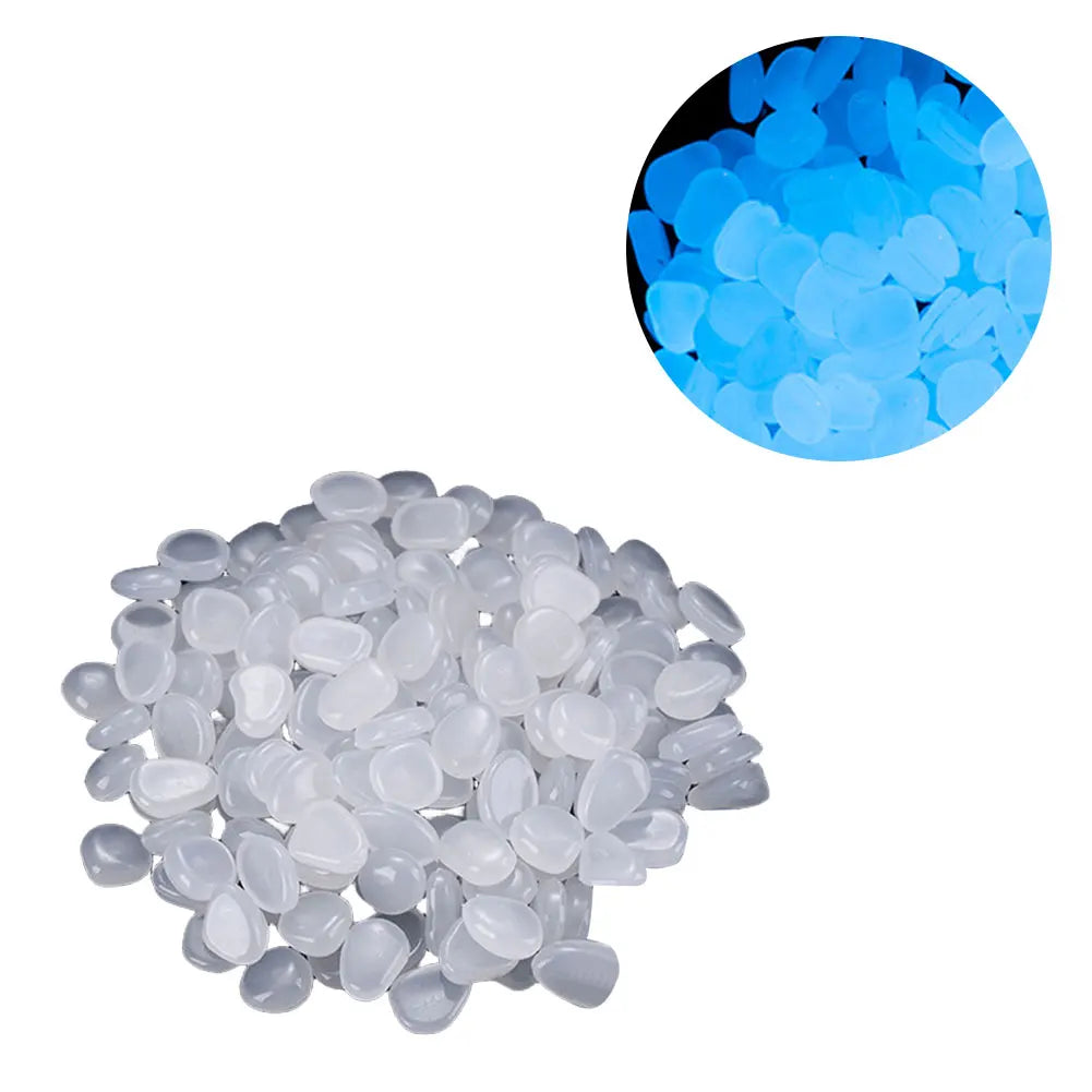 Garden Glow In The Dark Pebbles Stones Rocks For Yard And Walkways Decor