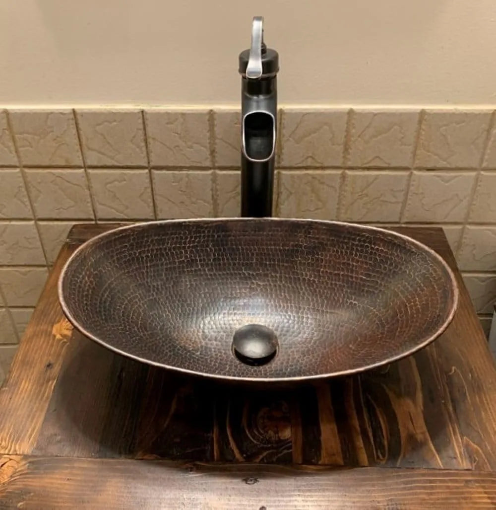 Copper Vessel Bathroom Sink