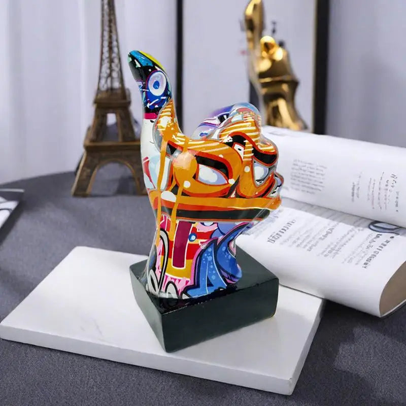 Art And Crafts Graffiti Hand Gesture Ornament