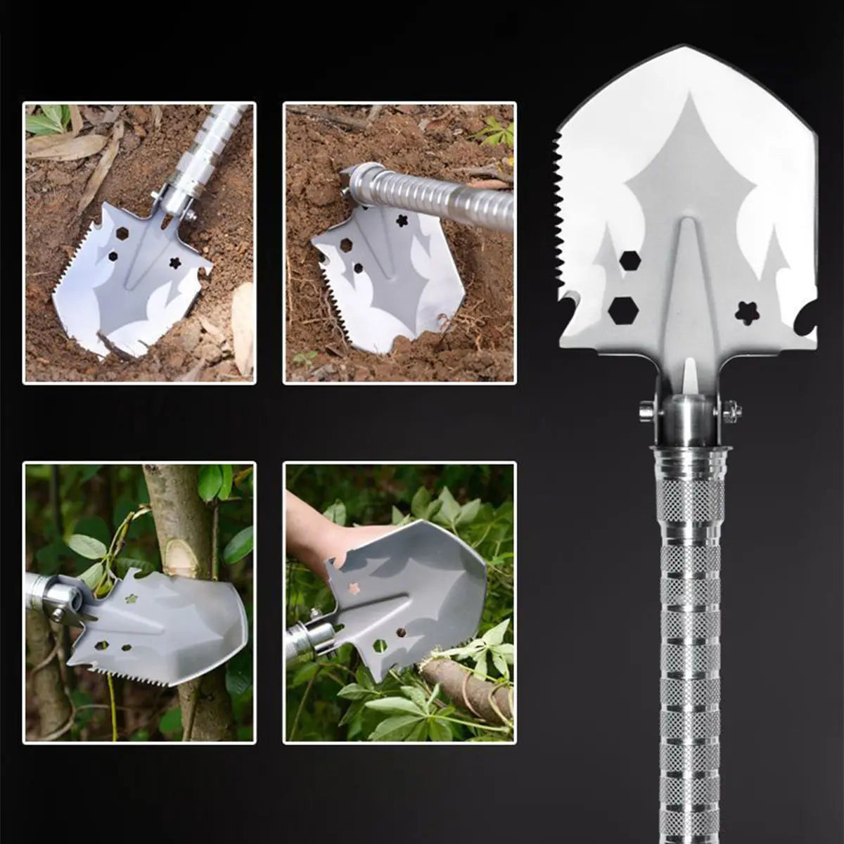 Multi Functional Detachable Foldable Military Electric Shovel Tools