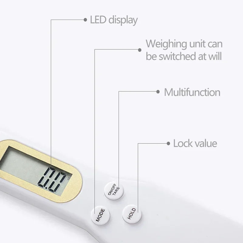 Electronic Kitchen Scale Weight Measuring Spoon