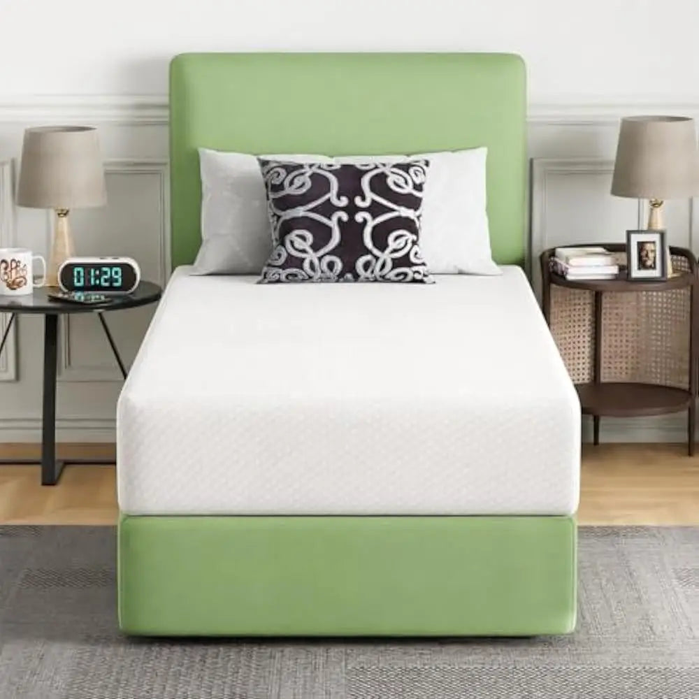 Mattress Gel Memory Foam for Cool Sleep & Pressure Relief