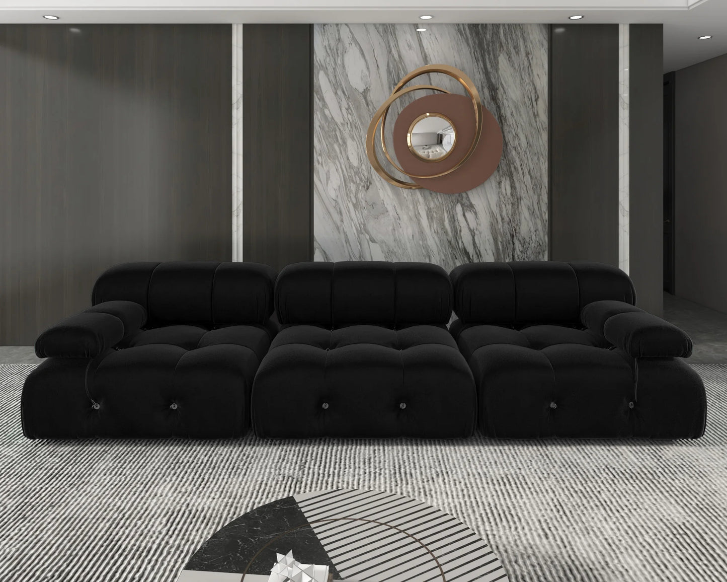 Living Room Ottomans Comfortable Lounge Couch Sofas Sets