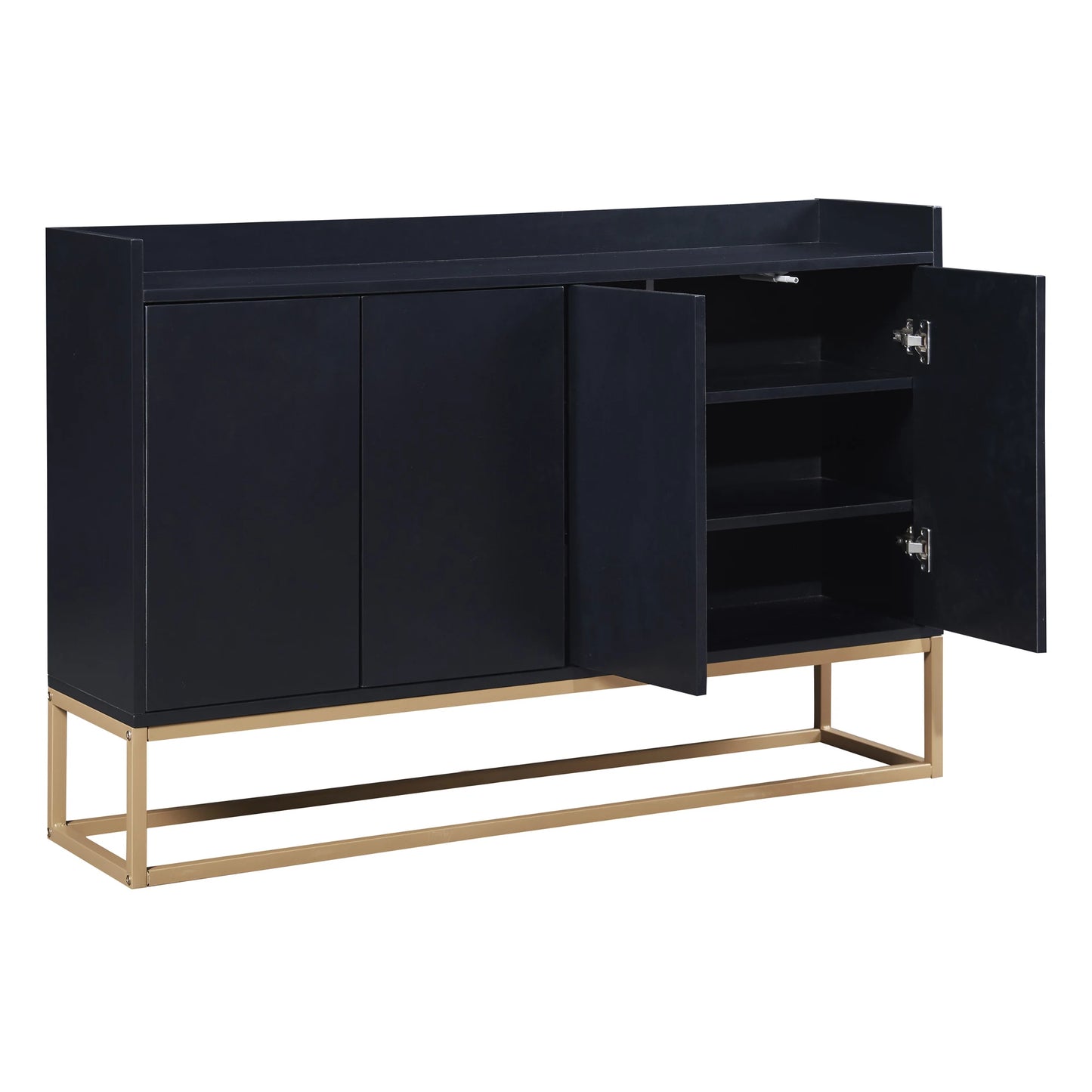 Multifunctional Storage Cabinet With 4 Doors Sideboard