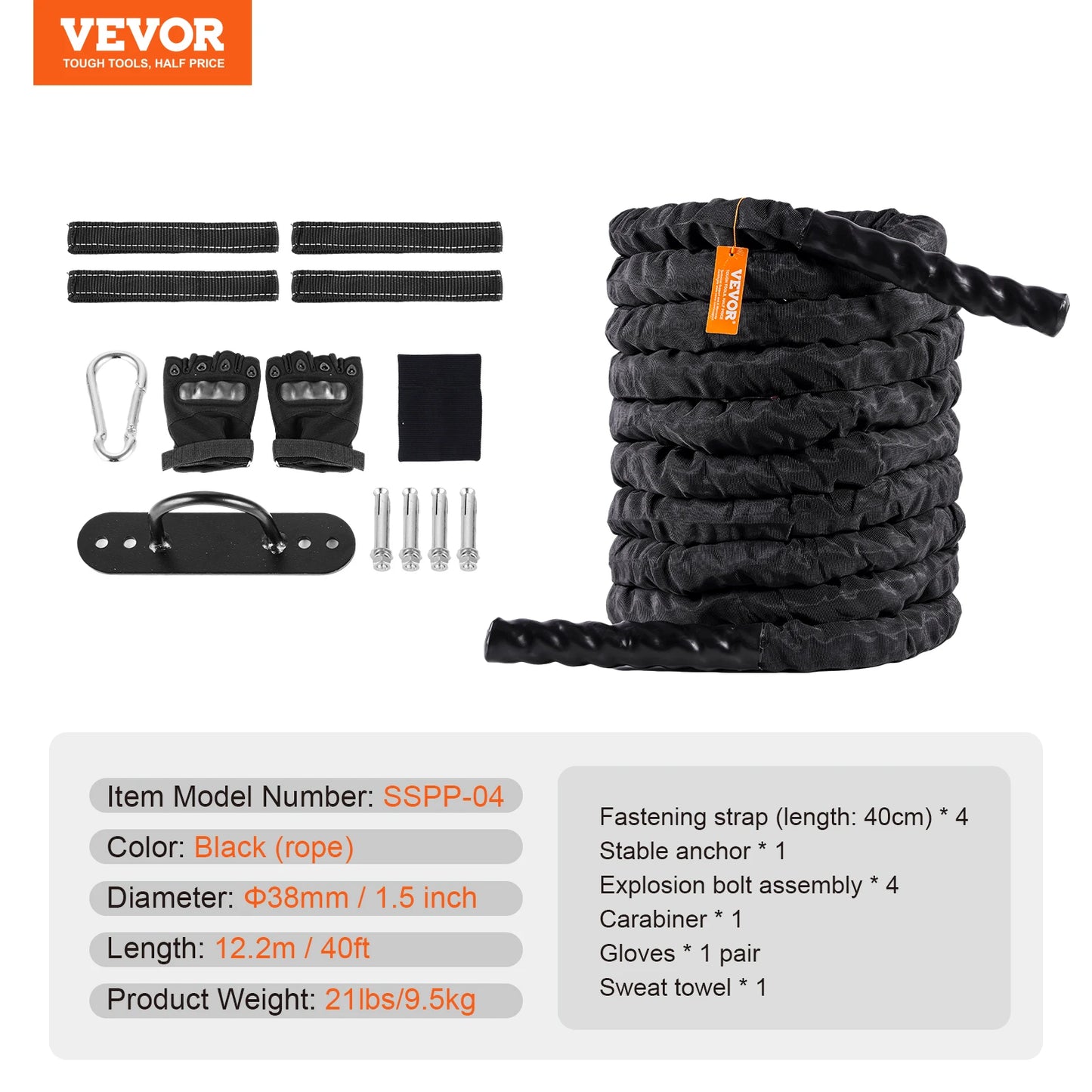 Battle Rope Exercise Equipment