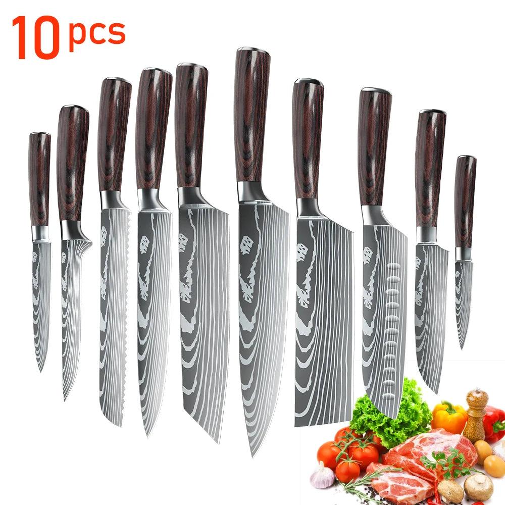 Japanese Kitchen Knives Set