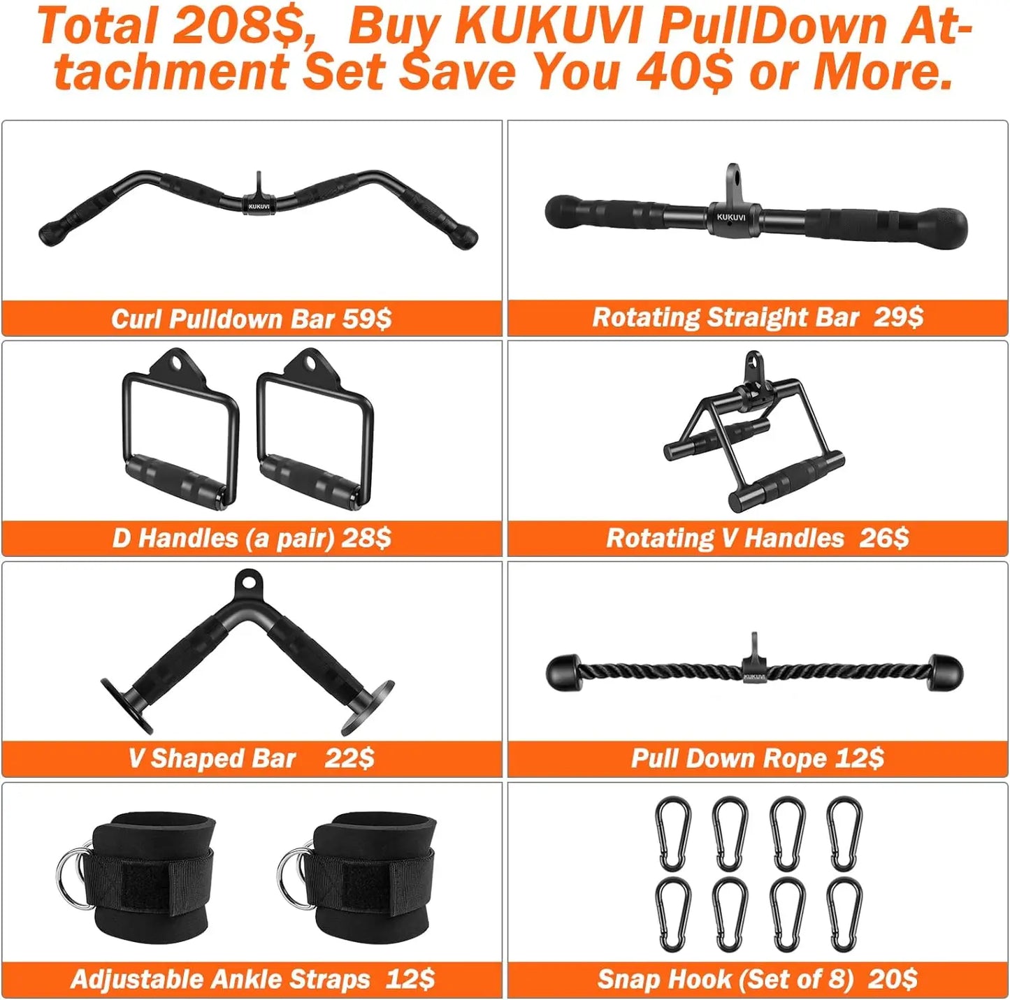 Cable Machine Accessories for Home Gym
